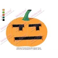 Halloween Pumpkin Embroidery Design 18